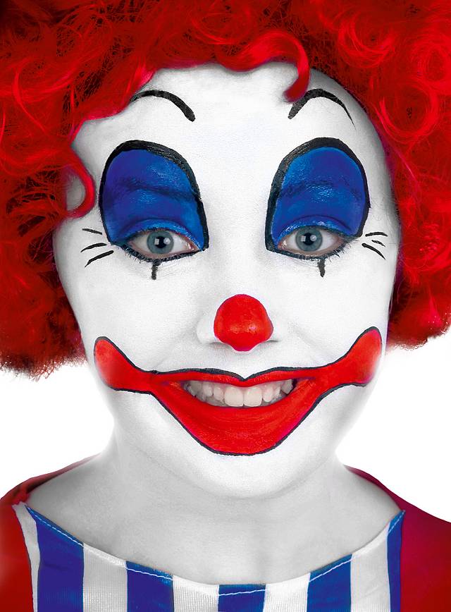 clown cream make up